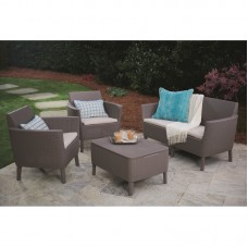 KETER. Set mobilier gradina cappuccino Salemo..